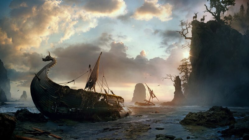 Sunken Viking Ship