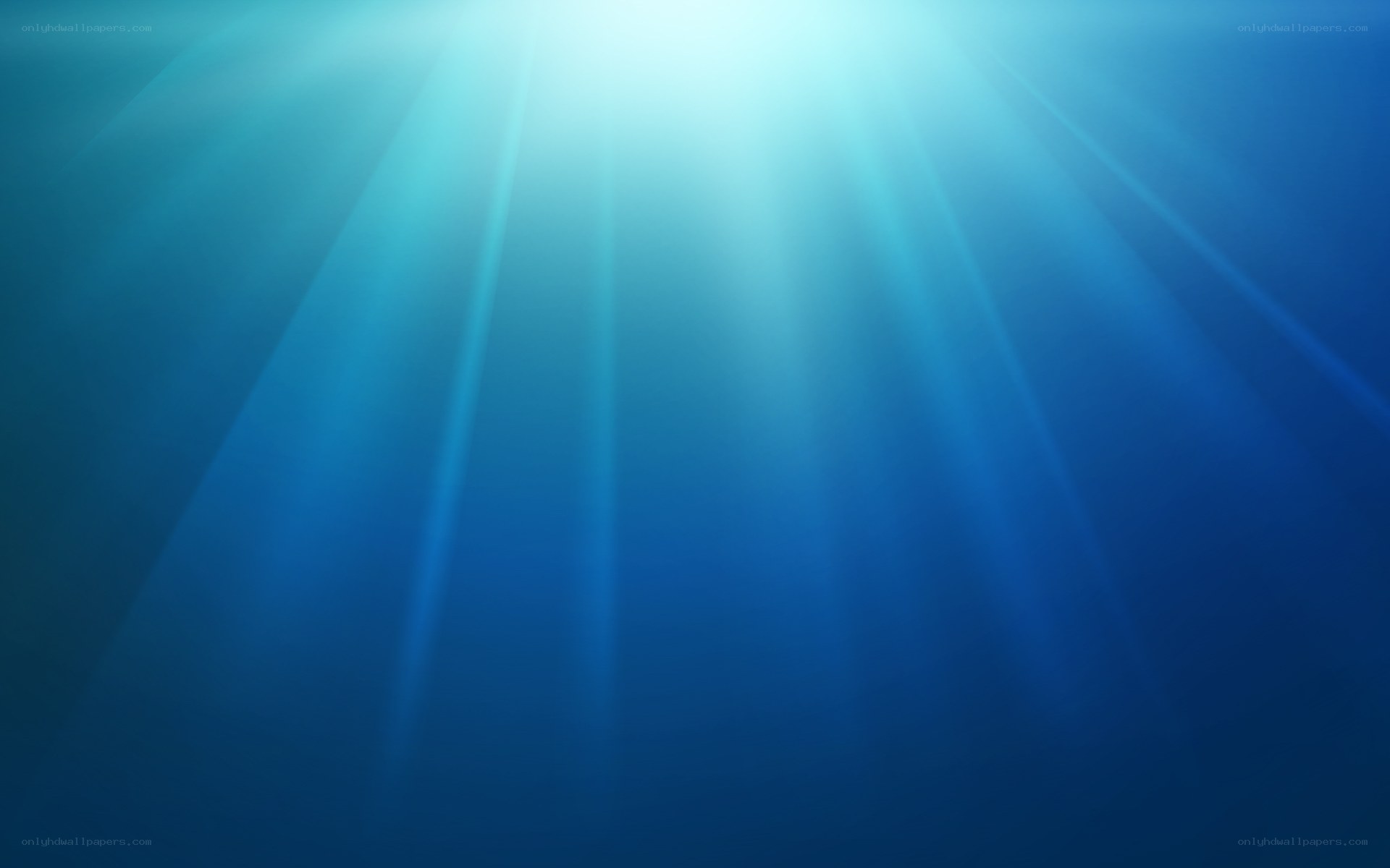 sunlight beams underwater