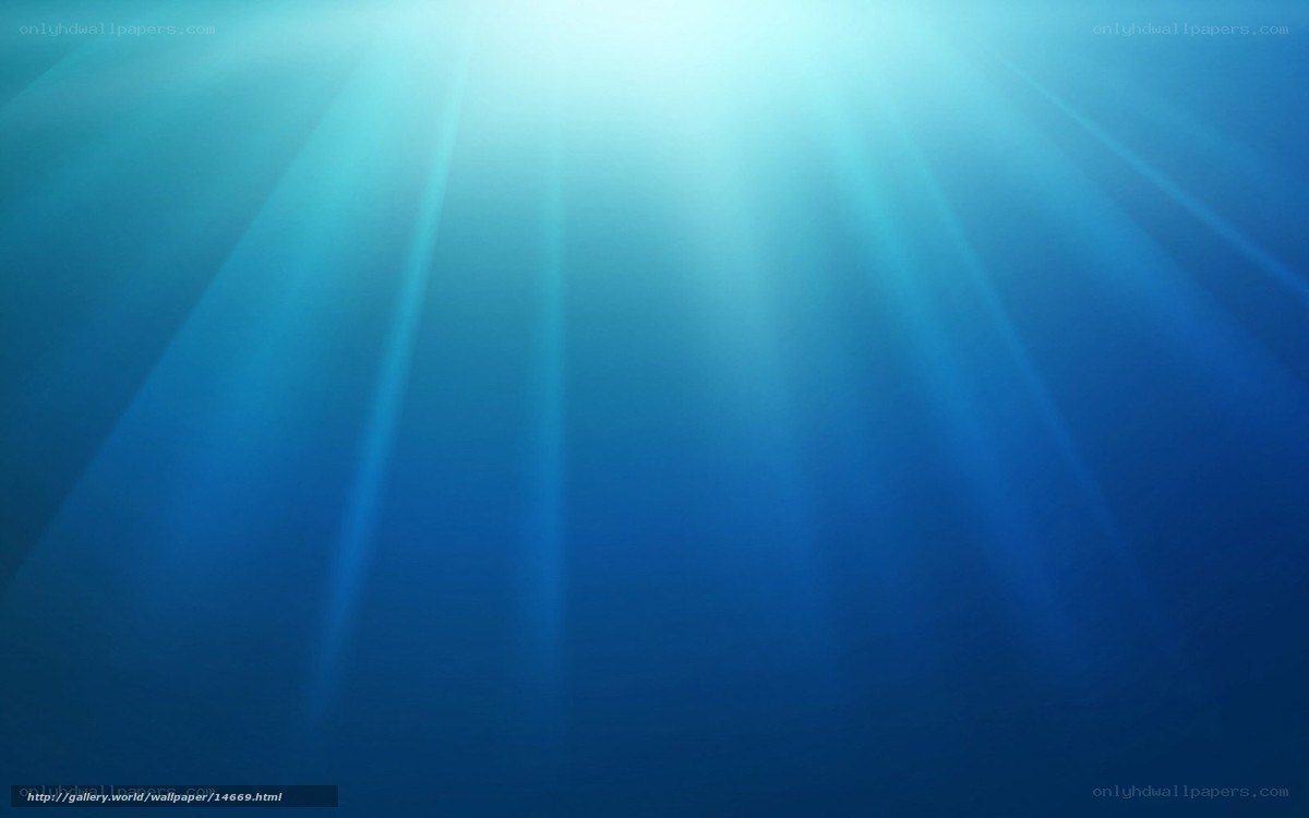 sunlight beams underwater
