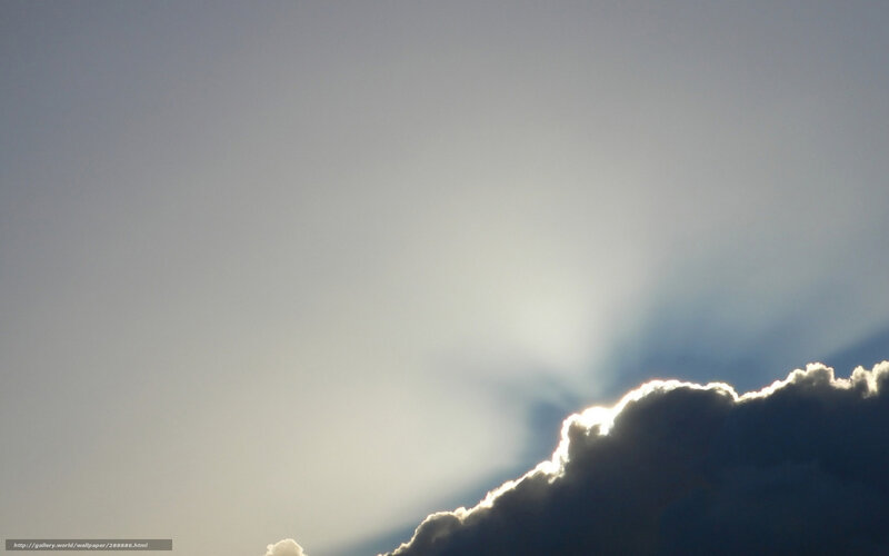 Sunlight Behind Clouds — Gray