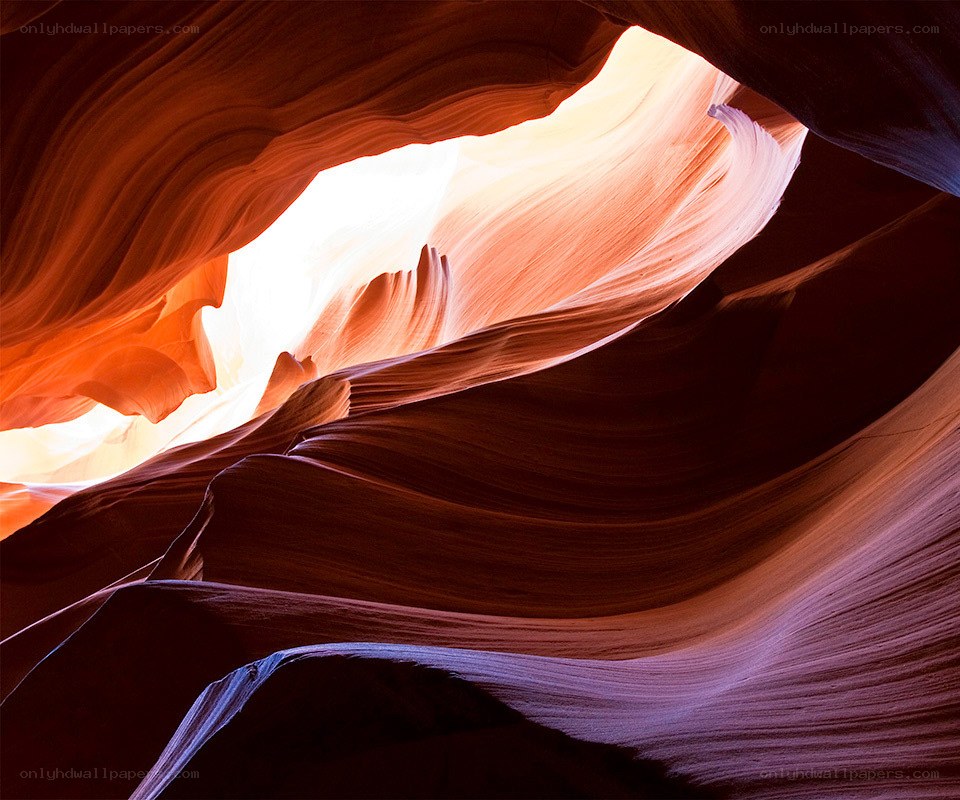 Sunlight in a sandstone canyon