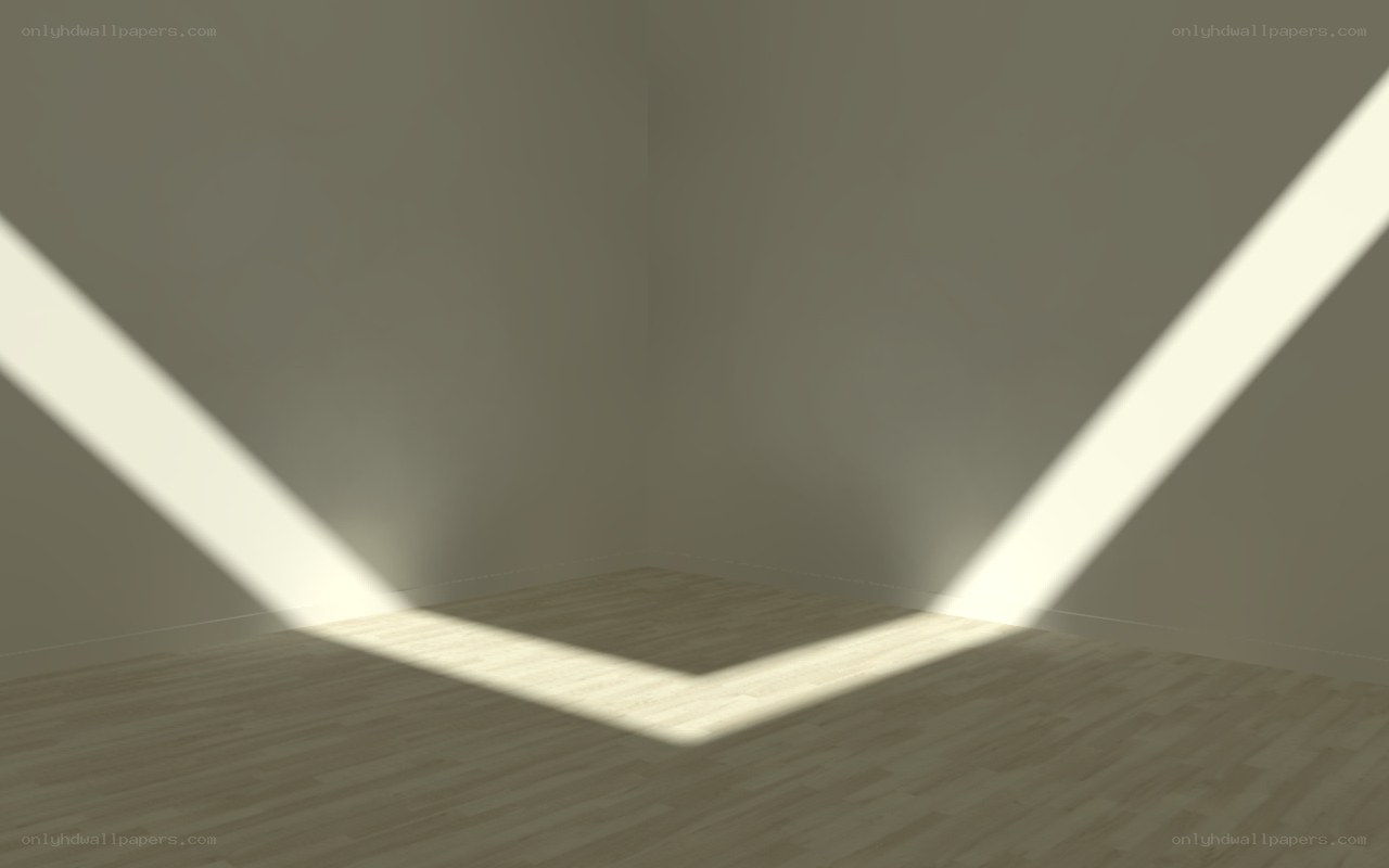sunlight in empty room