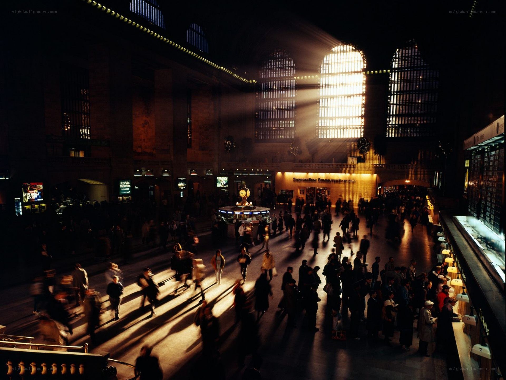 Sunlight in Grand Central Station