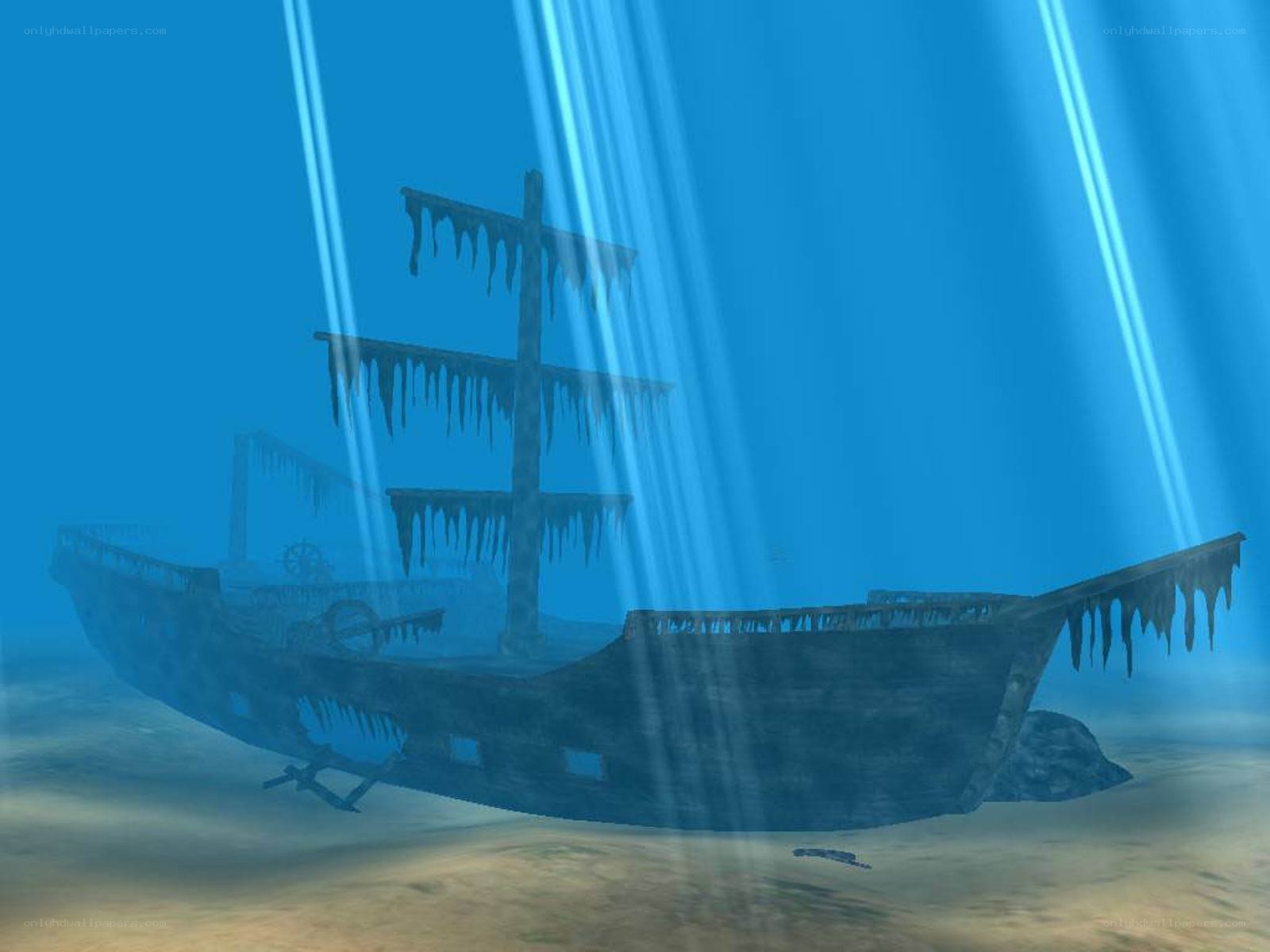 sunlight on a shipwreck
