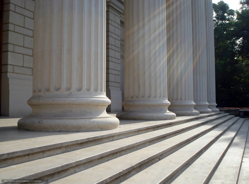 Sunlight on classical columns