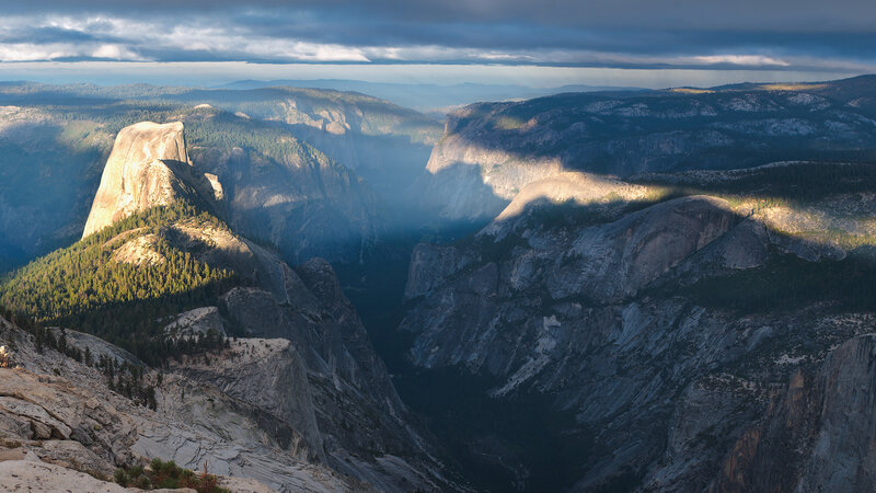 Sunlight on Half Dome