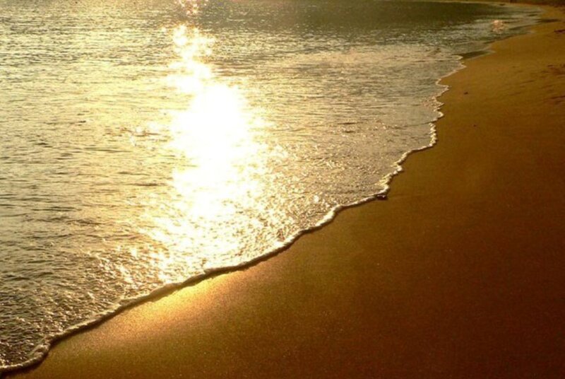 Sunlight on Ocean Waves
