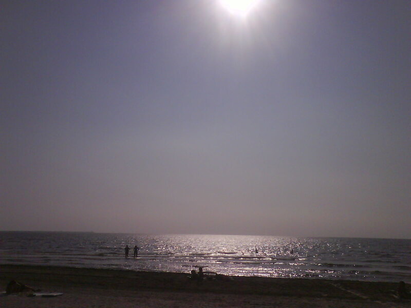 Sunlight on the beach