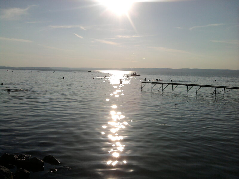 Sunlight on the lake