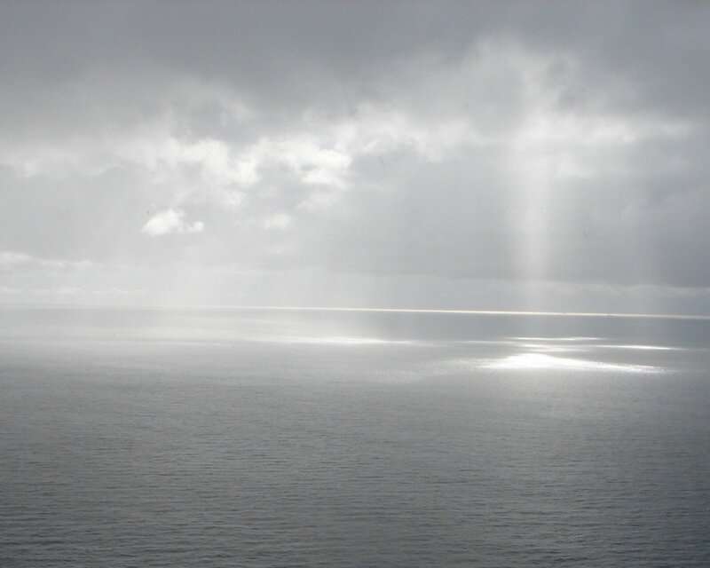 Sunlight on the ocean
