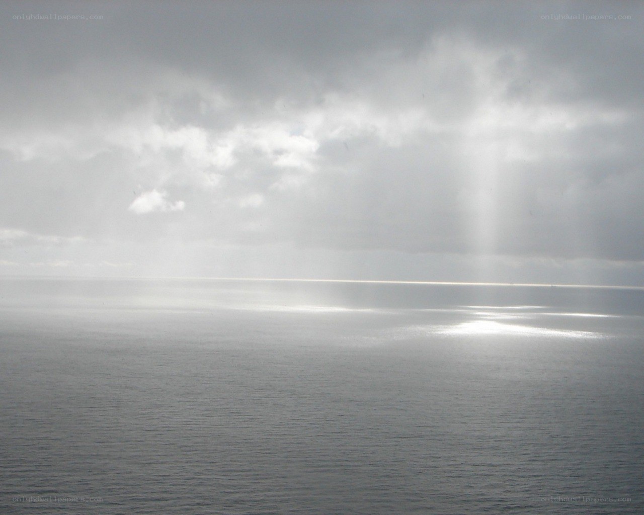Sunlight on the ocean