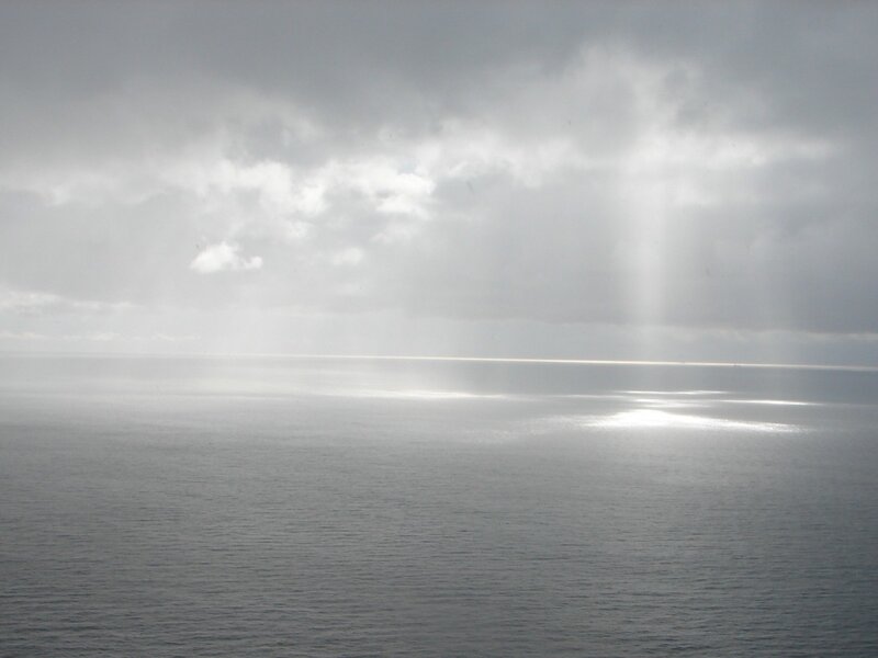 Sunlight on the ocean