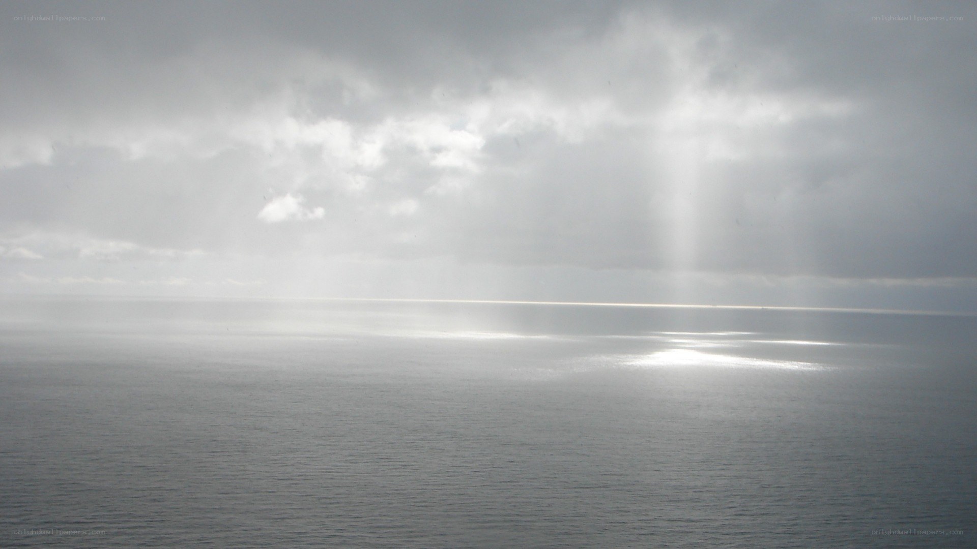 Sunlight on the ocean surface