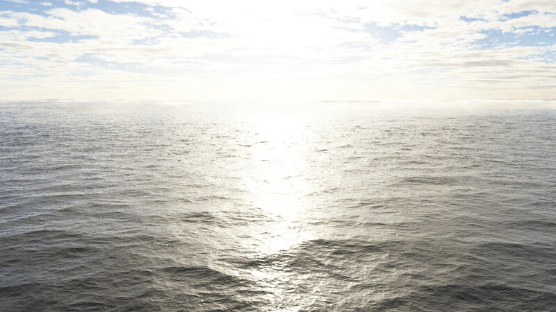 Sunlight on the ocean