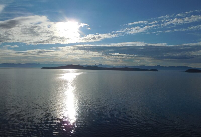 Sunlight on Water Surface — Blue, Serene