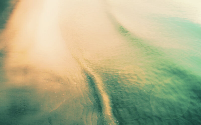 Sunlight on water surface