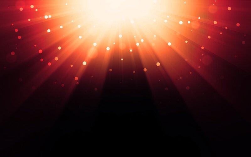 Sunlight Rays and Particles