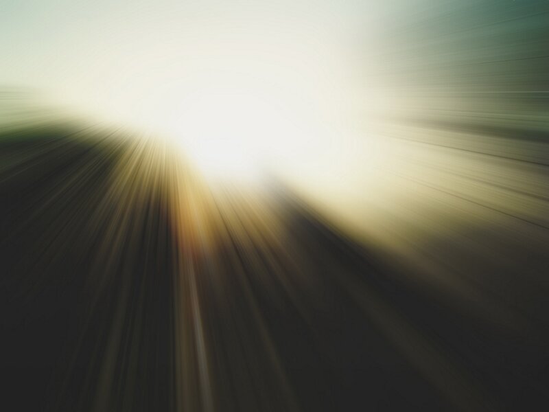 Sunlight Rays on Road