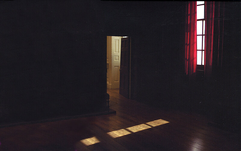 Sunlight through a dark room