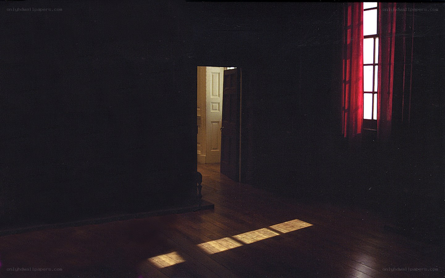 Sunlight through a dark room