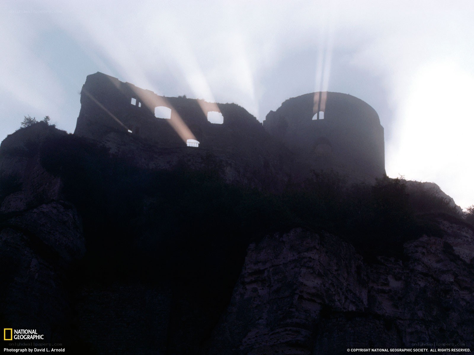 Sunlight through ancient ruins