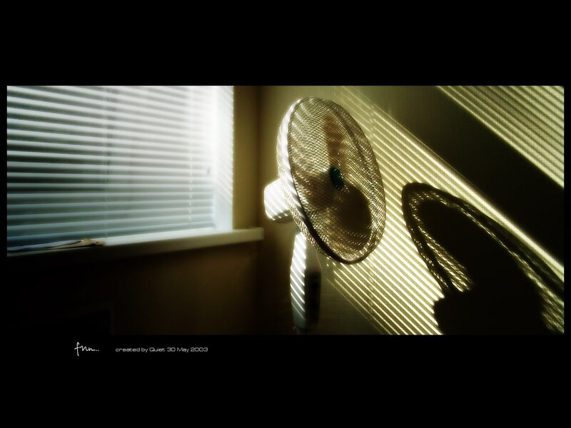 Sunlight through blinds