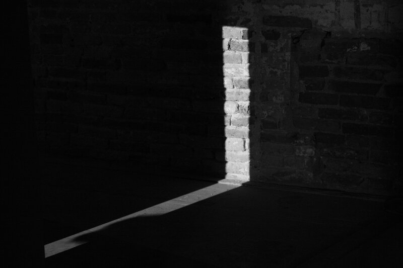 Sunlight Through Brick Wall