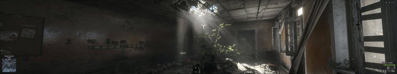 Sunlight Through Broken Roof