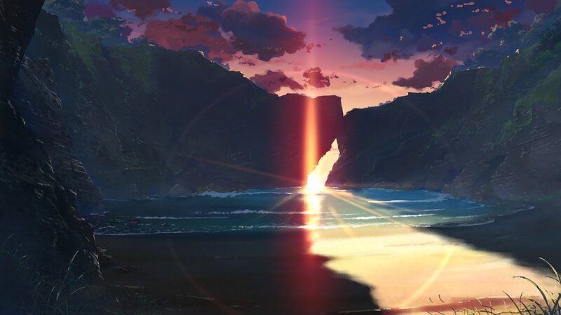 Sunlight Through Canyon