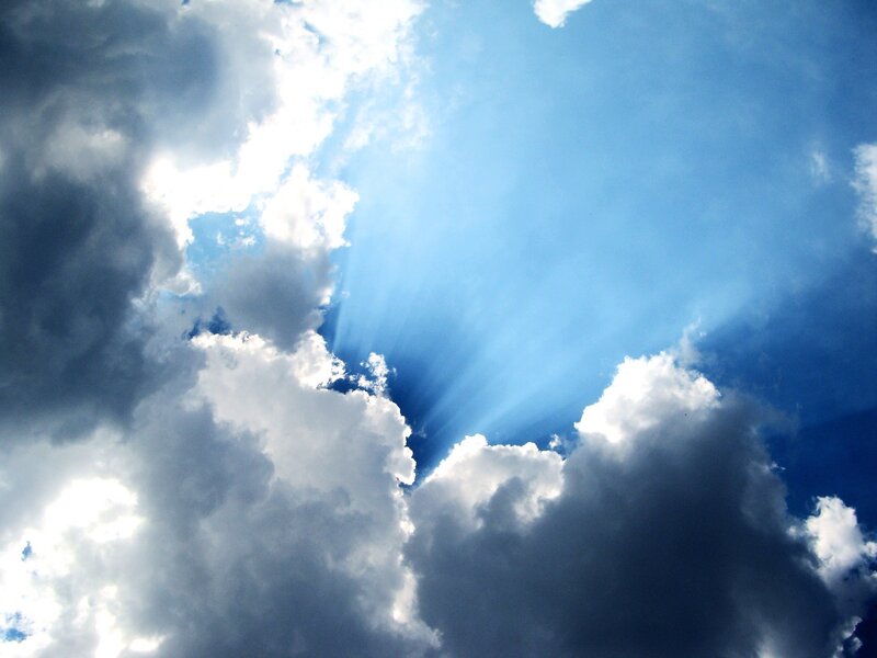 Sunlight Through Clouds — Afternoon