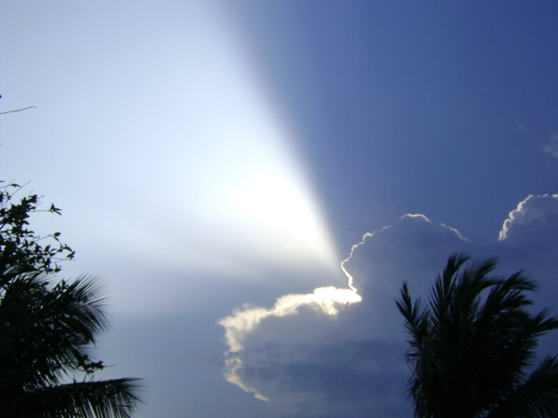 Sunlight Through Clouds — Blue, Dramatic, Afternoon