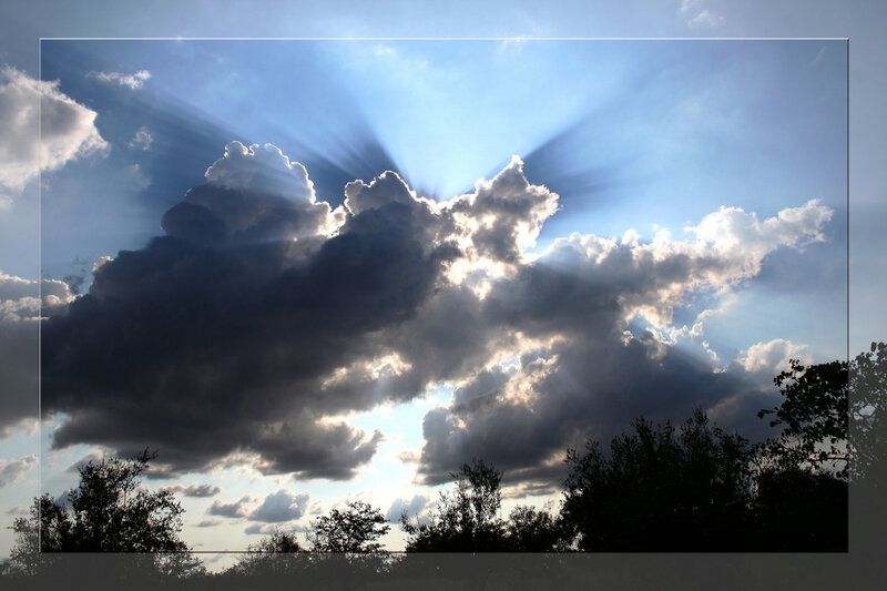 Sunlight Through Clouds — Dramatic, Afternoon