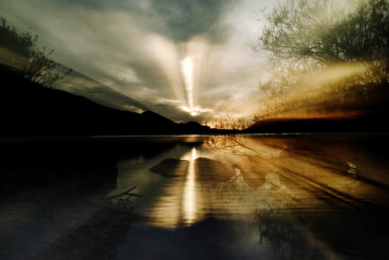 Sunlight Through Clouds — Gold, Dramatic, Sunrise