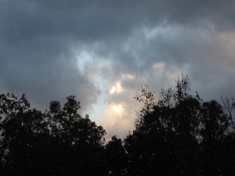 Sunlight Through Clouds — Gray, Dramatic, Sunset