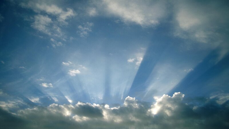 Sunlight Through Clouds — Sunbeams