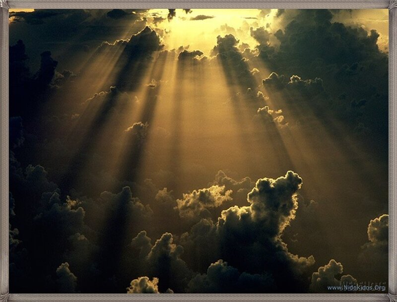 Sunlight Through Clouds — Yellow, Gray