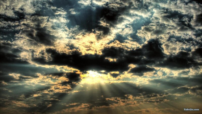 Sunlight Through Clouds — Yellow, Sun