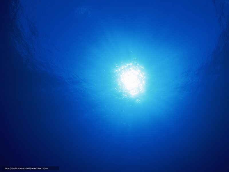 Sunlight through ocean surface