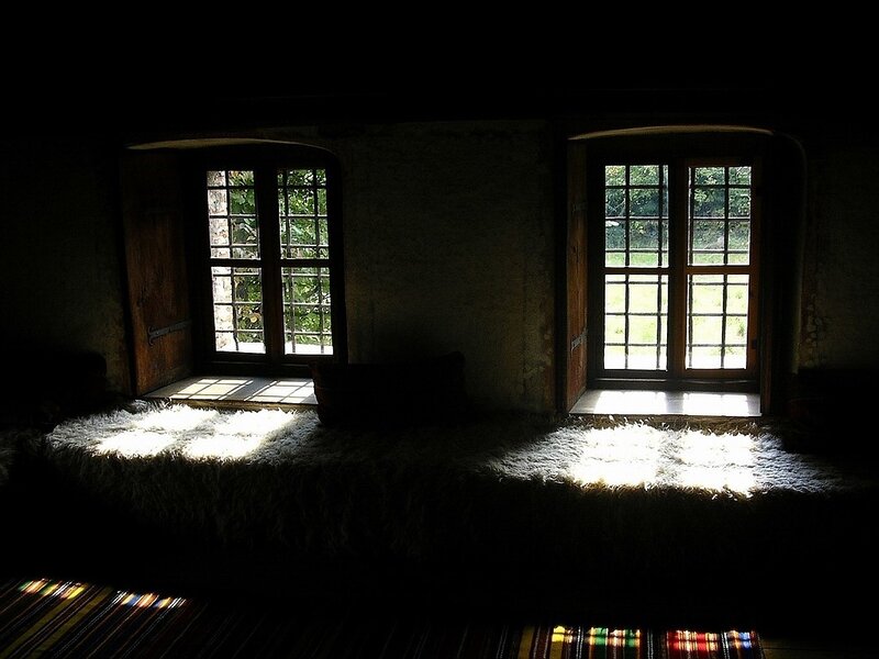 Sunlight through old windows