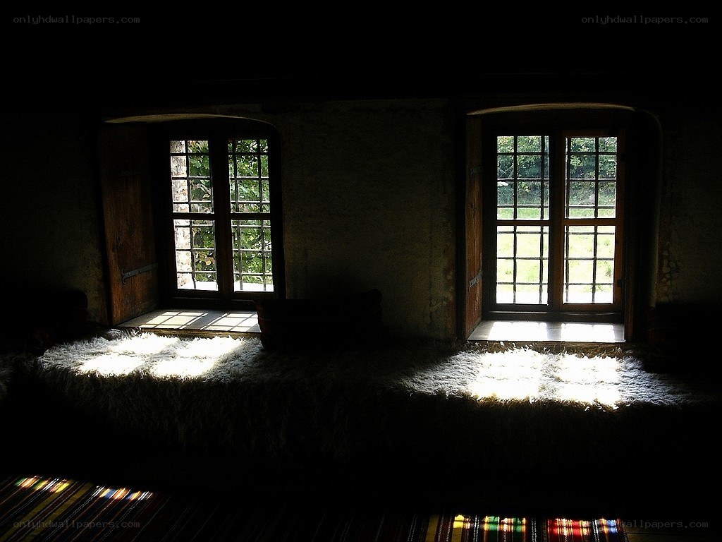 Sunlight through old windows
