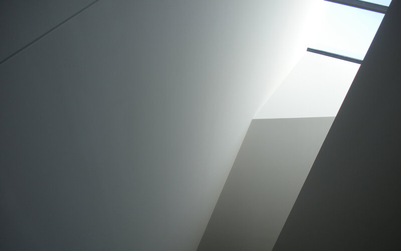 Sunlight through skylight