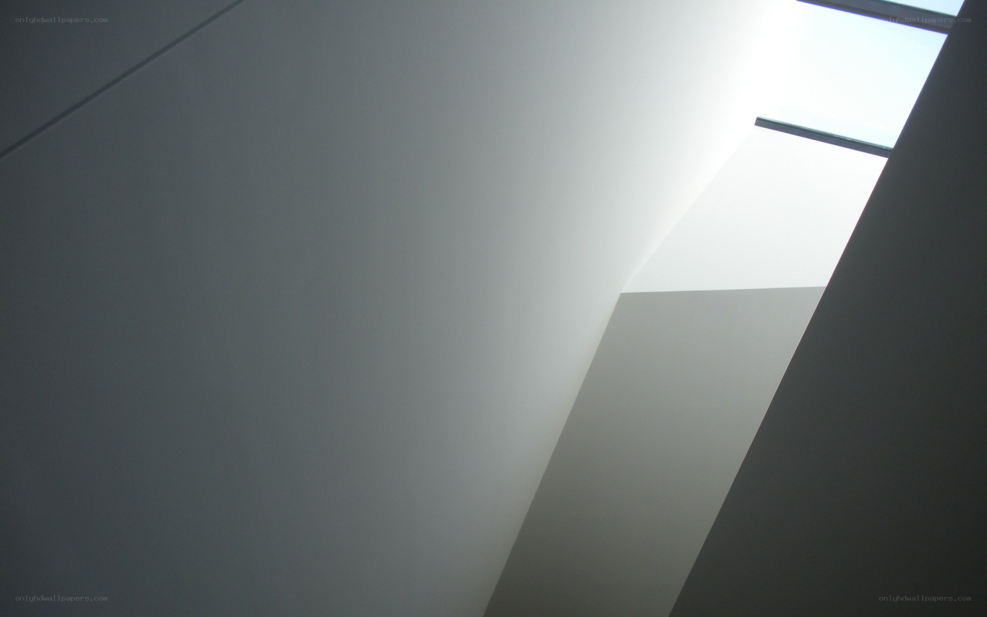Sunlight through skylight