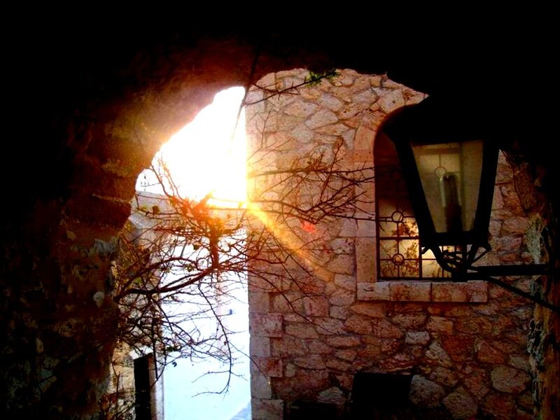 Sunlight Through Stone Arch