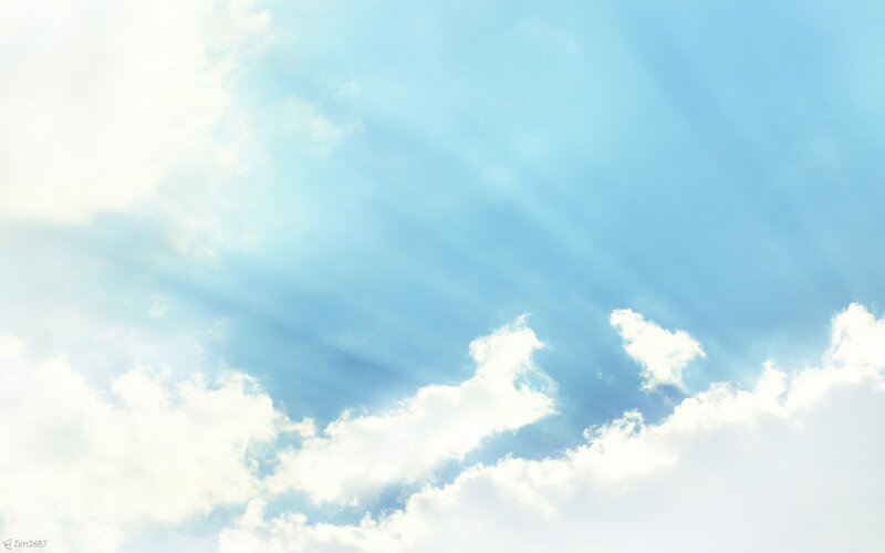 Sunlight through the clouds