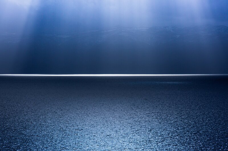 Sunlight through the water