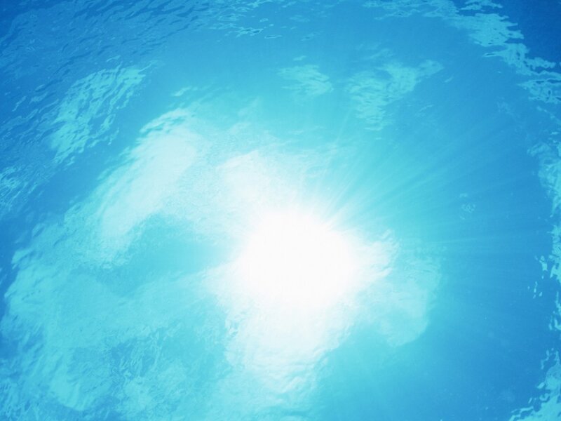 Sunlight Through Water — Blue