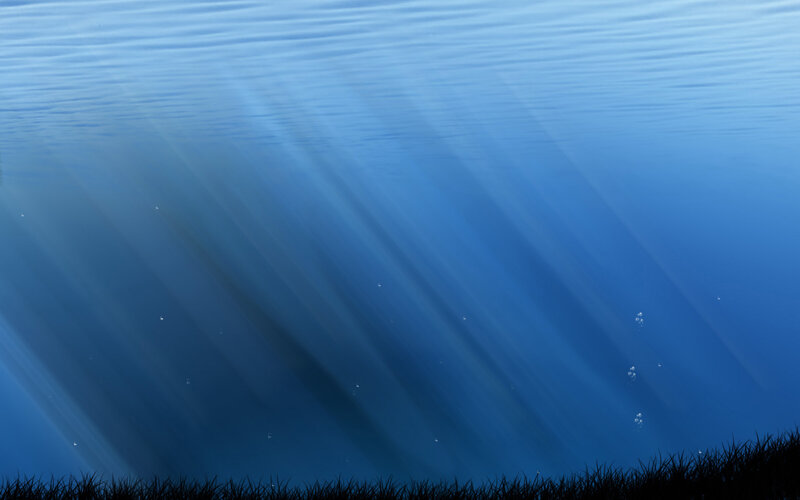Sunlight through water