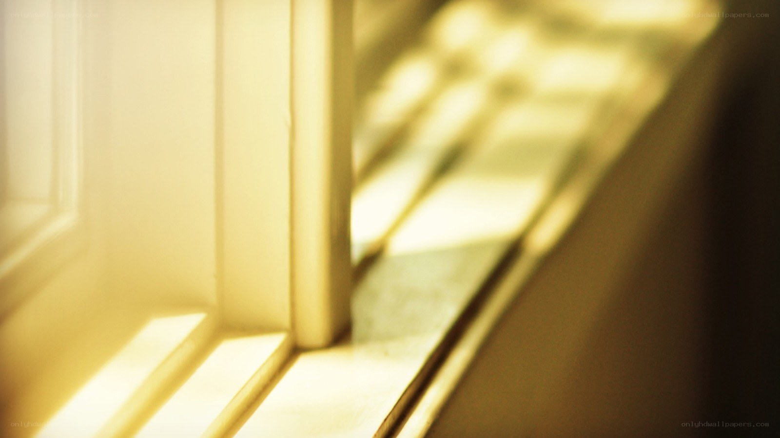 sunlight through window frame