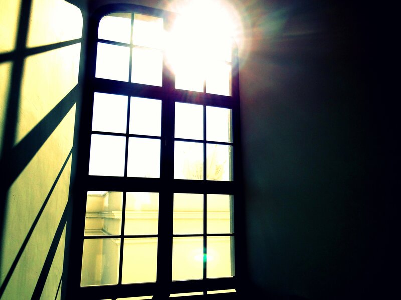 Sunlight Through Window — Yellow