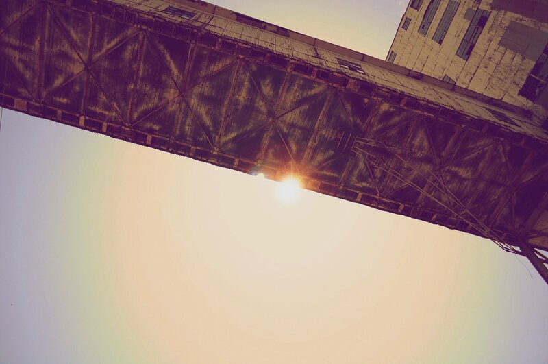 Sunlight under Bridge — Yellow